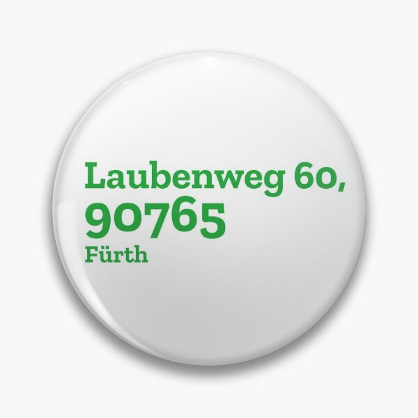 Item preview, Fürth Stadium Address designed and sold by The Chuck Wagon.