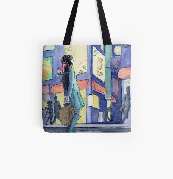All You Can Eat All Over Print Tote Bag