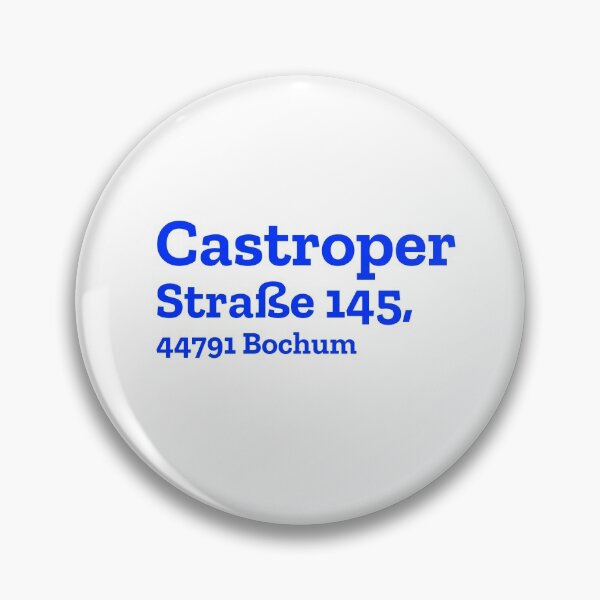 Item preview, Bochum Stadium Address designed and sold by The Chuck Wagon.
