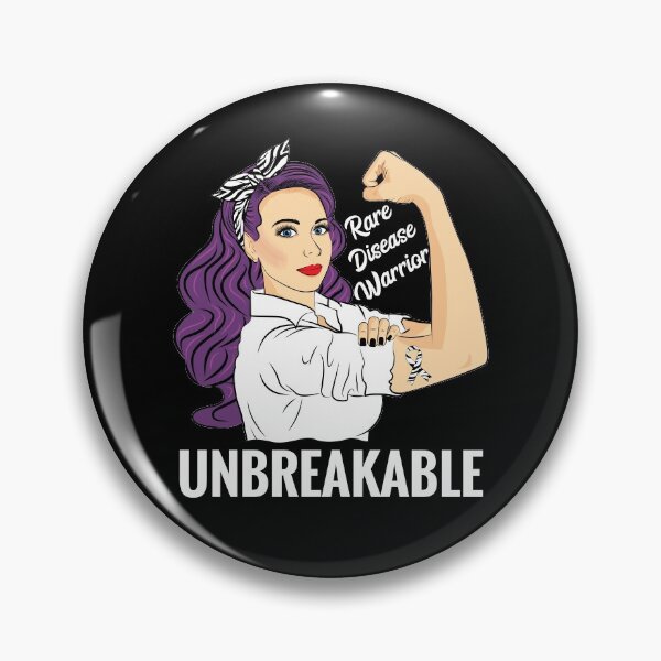 Item preview, Rare Disease Awareness Shirt Warrior Unbreakable T Shirt designed and sold by ZNOVANNA.
