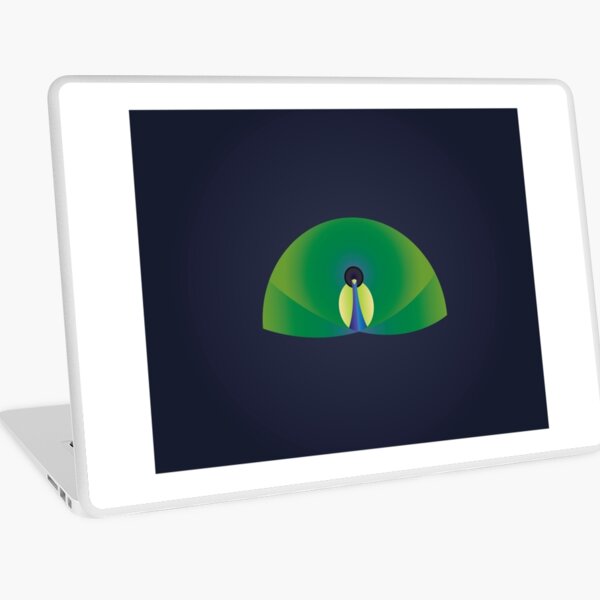 Minimalist Peacock Laptop Skin