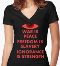 1984 Women's Fitted V-Neck T-Shirt