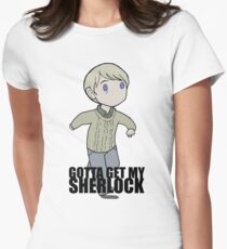 Gotta Get My SHERLOCK Women's Fitted T-Shirt