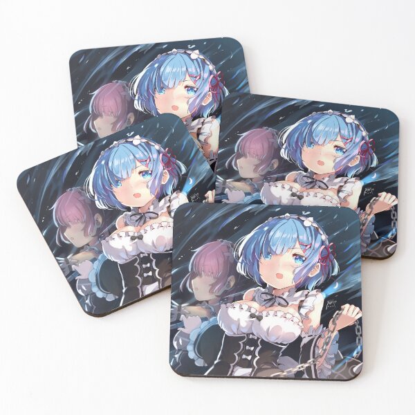 Re:Zero − Starting Life in Another World - Rem Coasters (Set of 4)