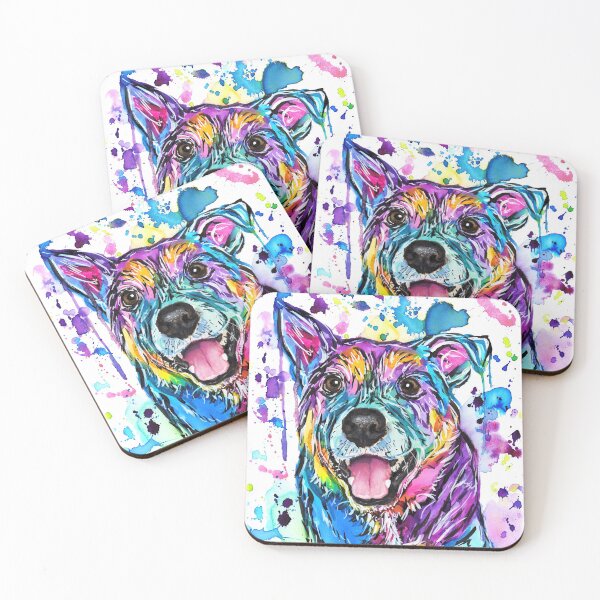 Item preview, Watercolour painting of a Dog designed and sold by SaltySerenity.