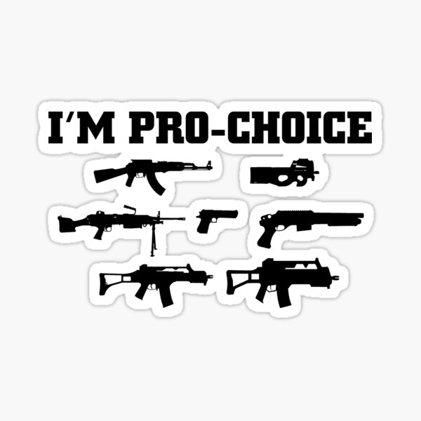 Item preview, I'm Pro-Choice Gun Advocacy 2nd Amendment Right design designed and sold by nikkidawn74.