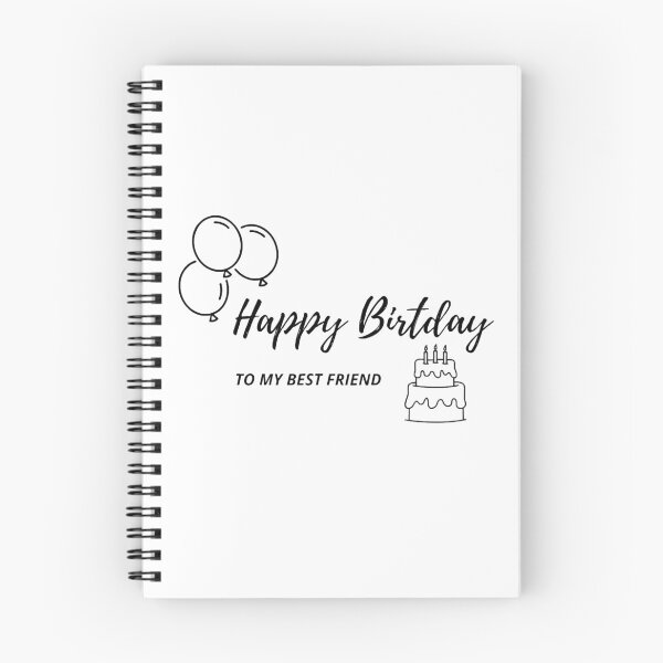 Item preview, Happy Birthday Best Friend Gift designed and sold by JustCreativity.