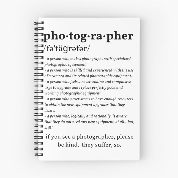 Item preview, Photographer Definition Black Text designed and sold by TWMBDesigns.