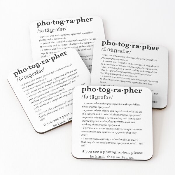 Item preview, Photographer Definition Black Text designed and sold by TWMBDesigns.
