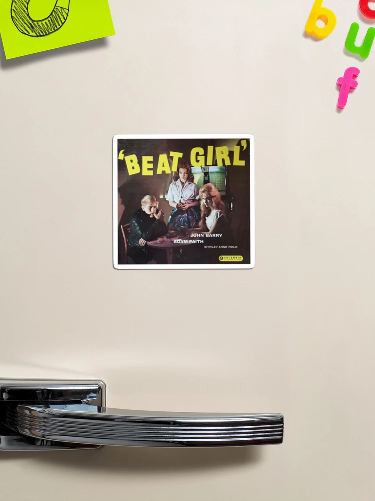 Beat Girl - vintage 50s/60s rock n roll cult film/movie - Gillian Hills, Adam  Faith, John Barry, Christopher Lee Magnet for Sale by Angela Dell'Arte