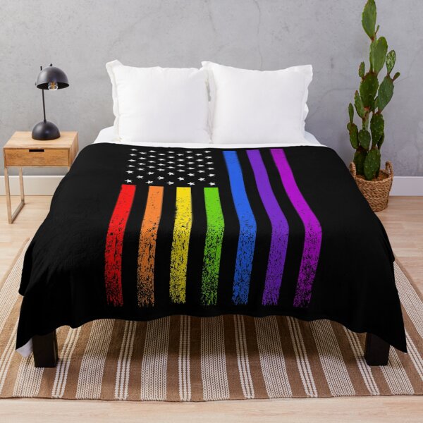 Item preview, Gay Pride Flag American Flag designed and sold by EstelleStar.