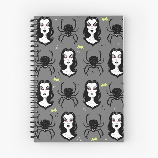Aperçu de l'œuvre Vampira et araignées créée et vendue par Christina Draws.
