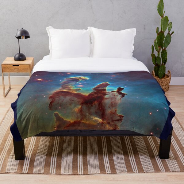 The Pillars of Creation. Isn't Science Wonderful? Throw Blanket