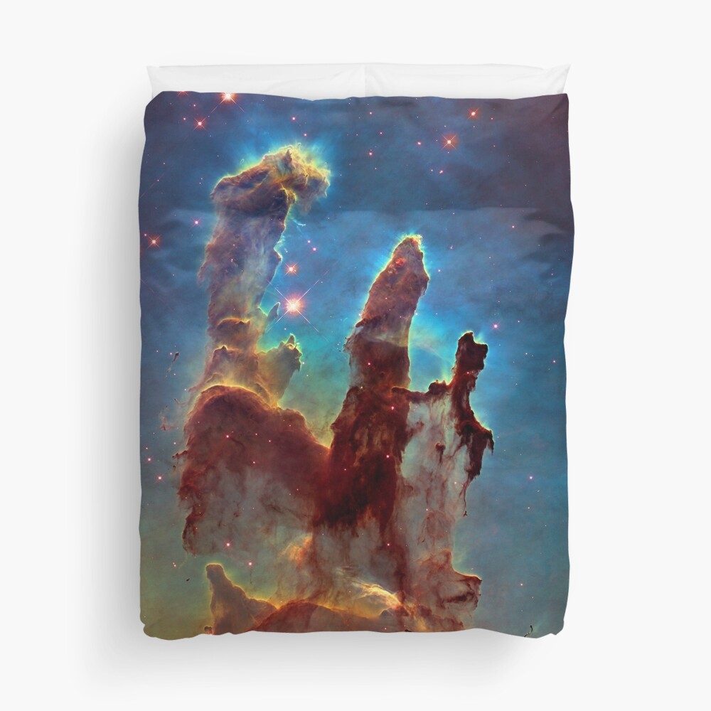 The Pillars of Creation. Isn't Science Wonderful? Duvet Cover