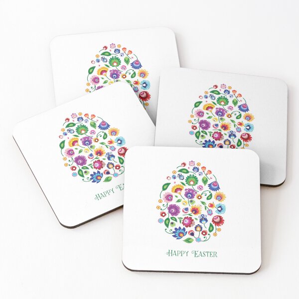 Item preview, Happy Easter - folklore (white) designed and sold by EvieWoj.