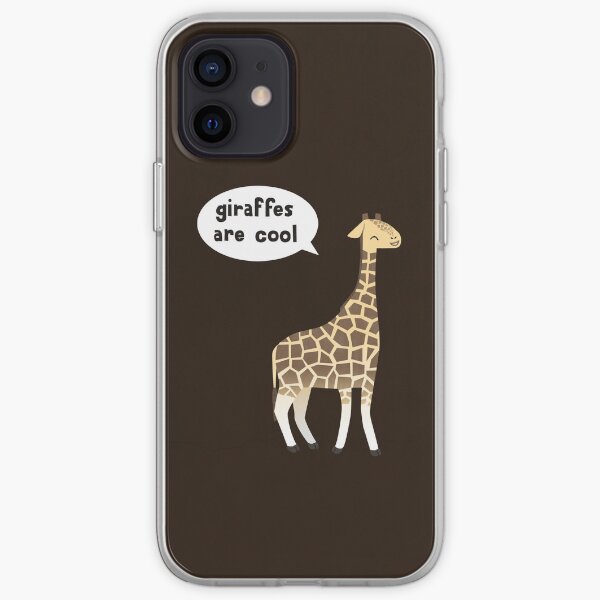 Giraffes are cool iPhone Soft Case