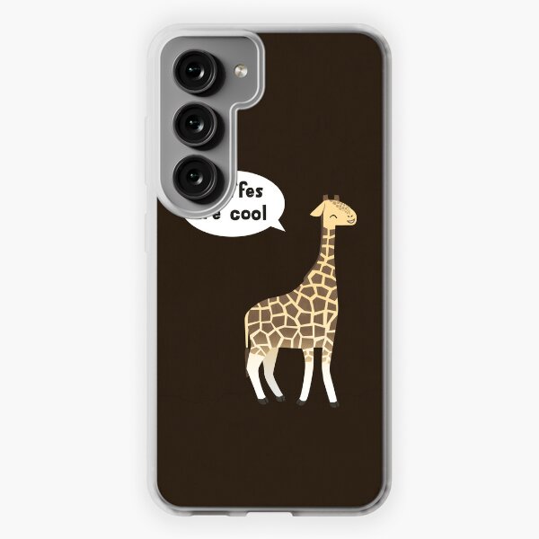 Giraffes are cool Samsung Galaxy Soft Case