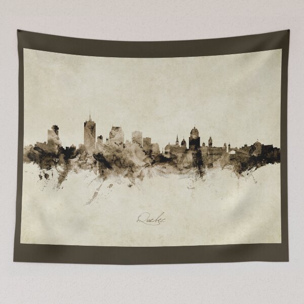 Artikelvorschau, Quebec Canada Skyline entworfen und verkauft von ArtPrints.