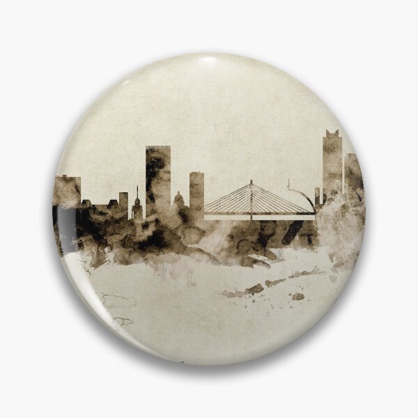 Item preview, Liege Belgium Skyline designed and sold by ArtPrints.