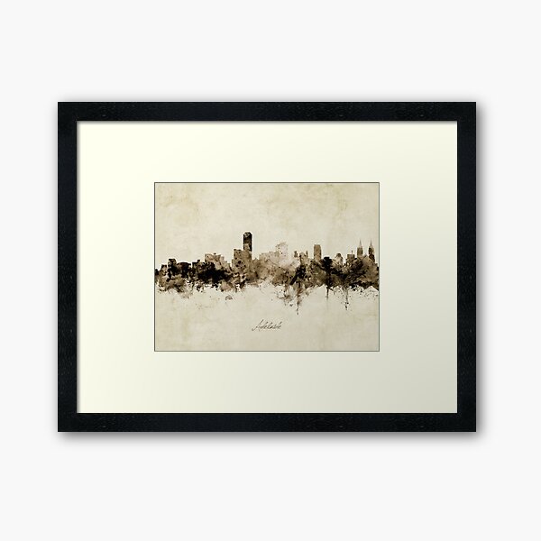 Item preview, Adelaide Australia Skyline designed and sold by ArtPrints.