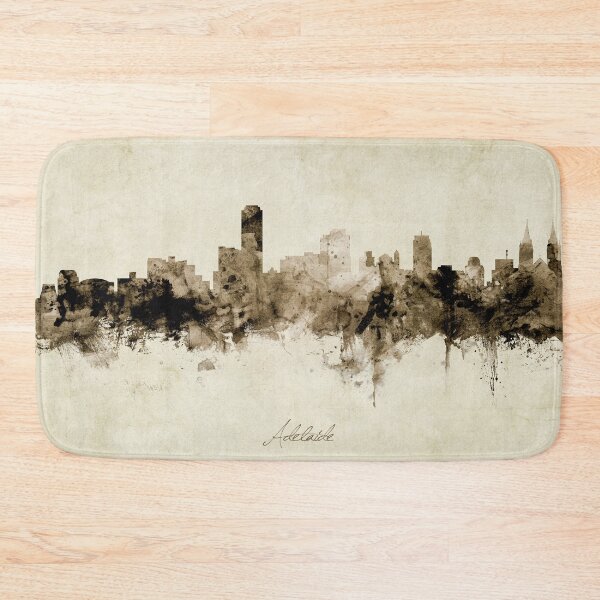 Item preview, Adelaide Australia Skyline designed and sold by ArtPrints.