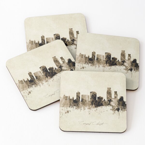 Item preview, Corpus Christi Texas Skyline designed and sold by ArtPrints.