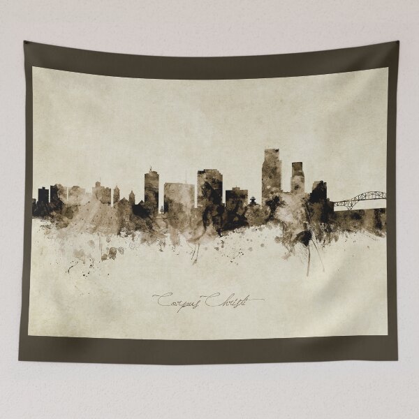 Item preview, Corpus Christi Texas Skyline designed and sold by ArtPrints.