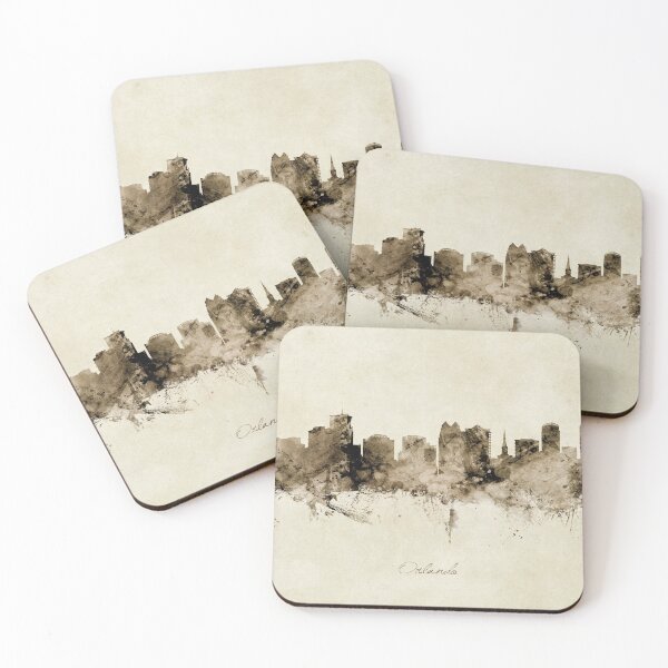 Aperçu de l'œuvre Orlando Florida Skyline créée et vendue par ArtPrints.