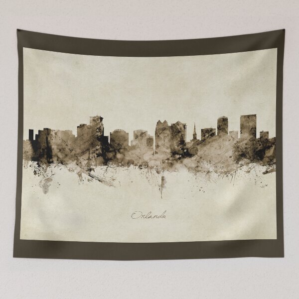 Artikelvorschau, Orlando Florida Skyline entworfen und verkauft von ArtPrints.