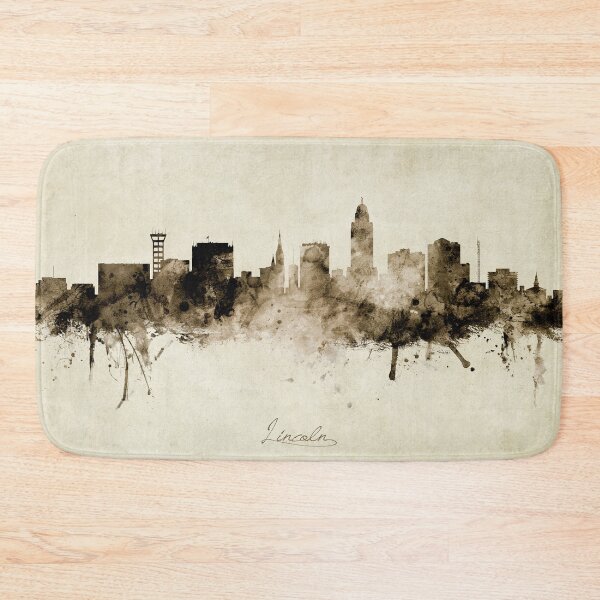 Artikelvorschau, Lincoln Nebraska Skyline entworfen und verkauft von ArtPrints.