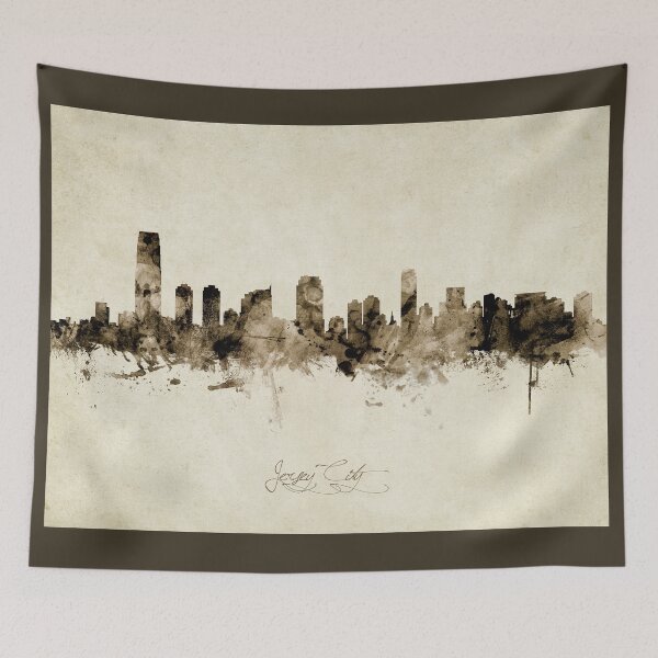 Item preview, Jersey City New Jersey Skyline designed and sold by ArtPrints.