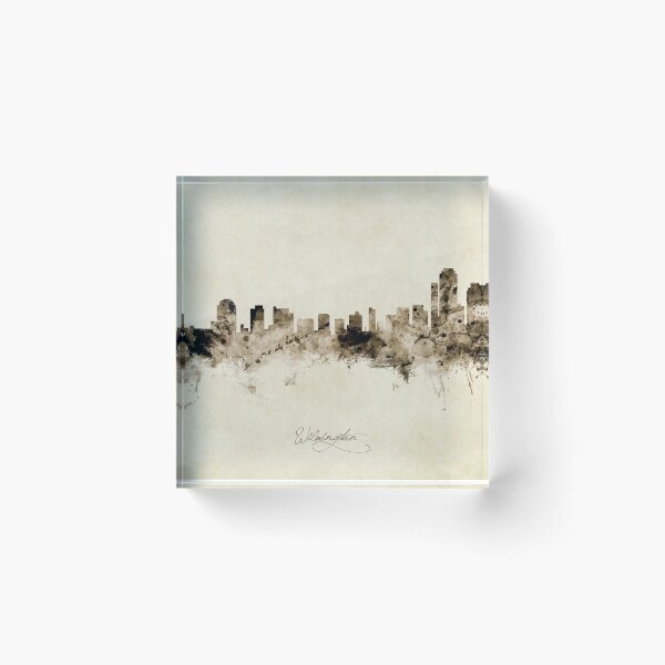 Item preview, Wilmington Delaware Skyline designed and sold by ArtPrints.