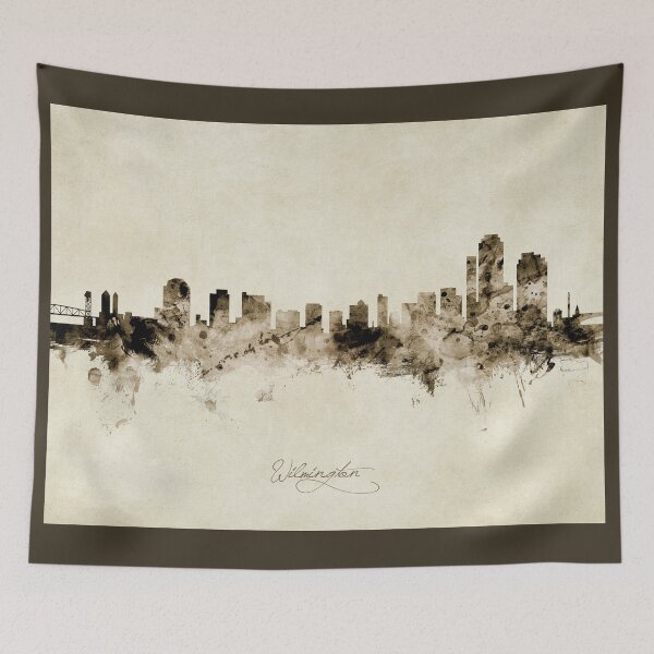 Artikelvorschau, Skyline von Wilmington, Delaware entworfen und verkauft von ArtPrints.