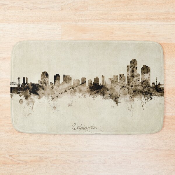 Item preview, Wilmington Delaware Skyline designed and sold by ArtPrints.
