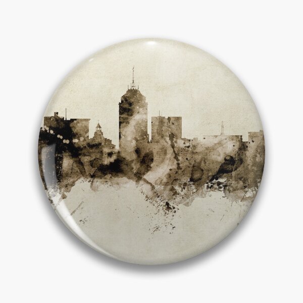 Item preview, Fresno California Skyline designed and sold by ArtPrints.