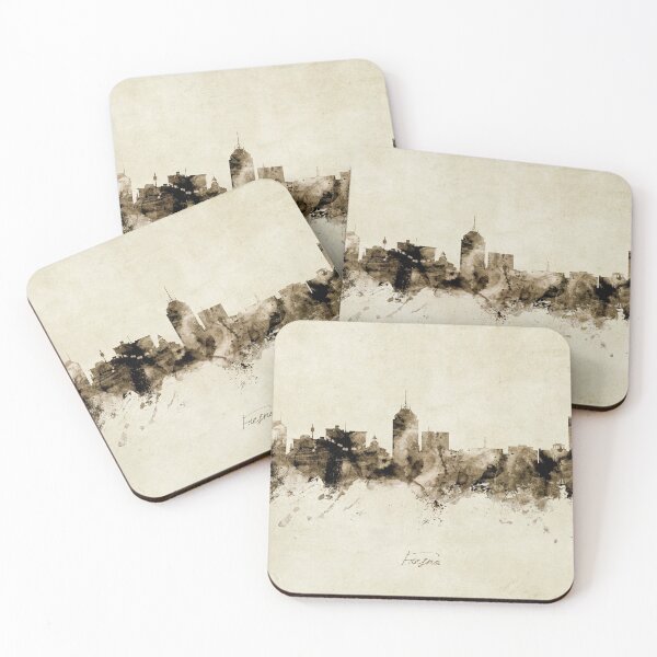 Item preview, Fresno California Skyline designed and sold by ArtPrints.