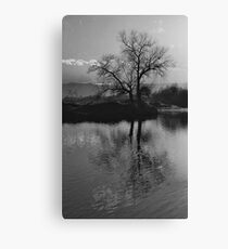 Twilight on Olt River Transylvania Canvas Print