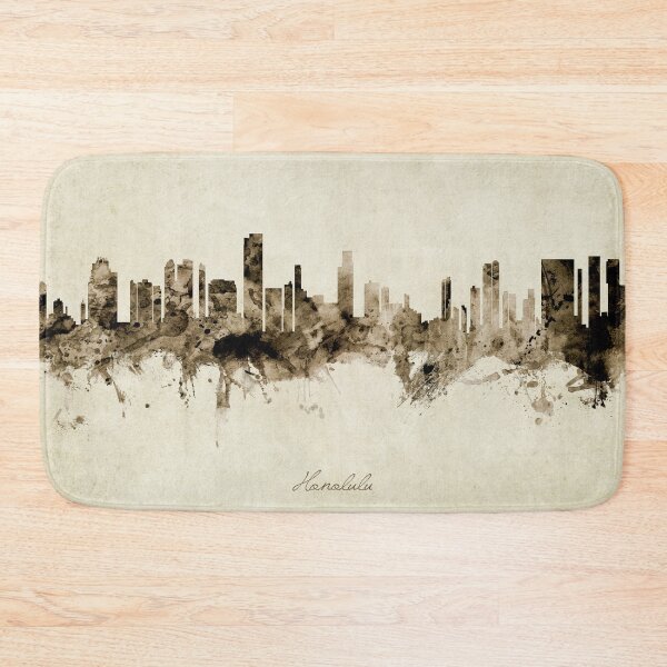 Item preview, Honolulu Hawaii Skyline designed and sold by ArtPrints.