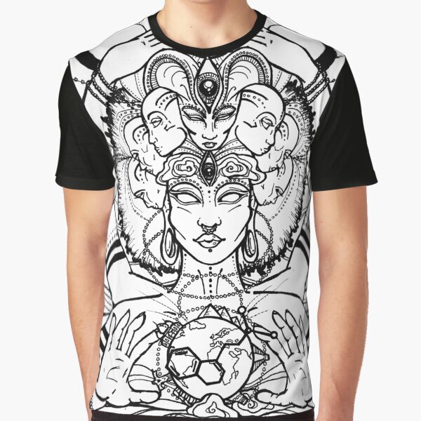Creation B&W Graphic T-Shirt