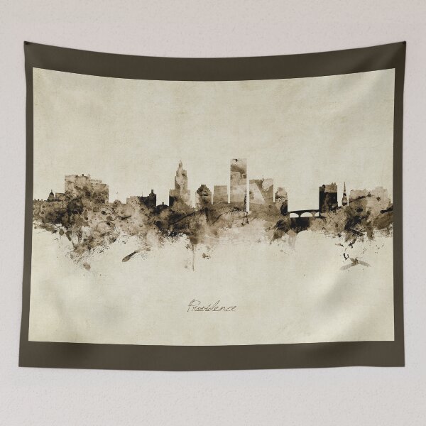 Item preview, Providence Rhode Island Skyline designed and sold by ArtPrints.