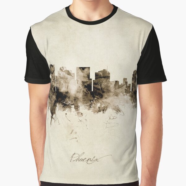 Aperçu de l'œuvre Phoenix Arizona Skyline créée et vendue par ArtPrints.