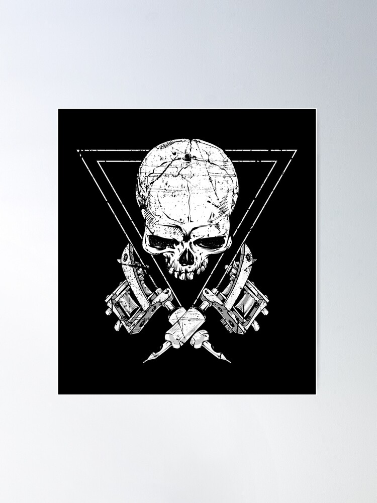 額縁 tatoo studio yamada IRON SKULL POSTER IRON SKULL POSTER | tattoostudioyamada STORE