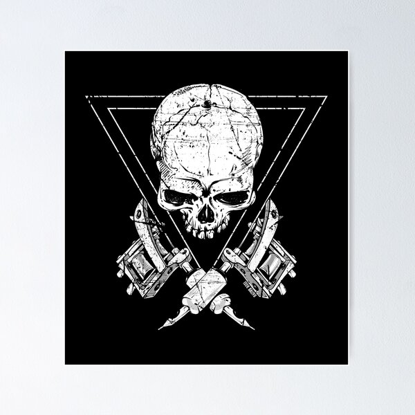 IRON SKULL POSTER | tattoostudioyamada STORE