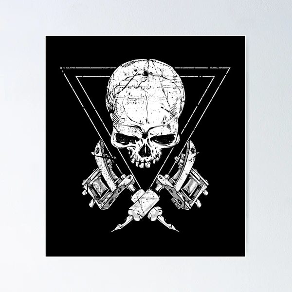 額縁 tatoo studio yamada IRON SKULL POSTER IRON SKULL POSTER | tattoostudioyamada STORE