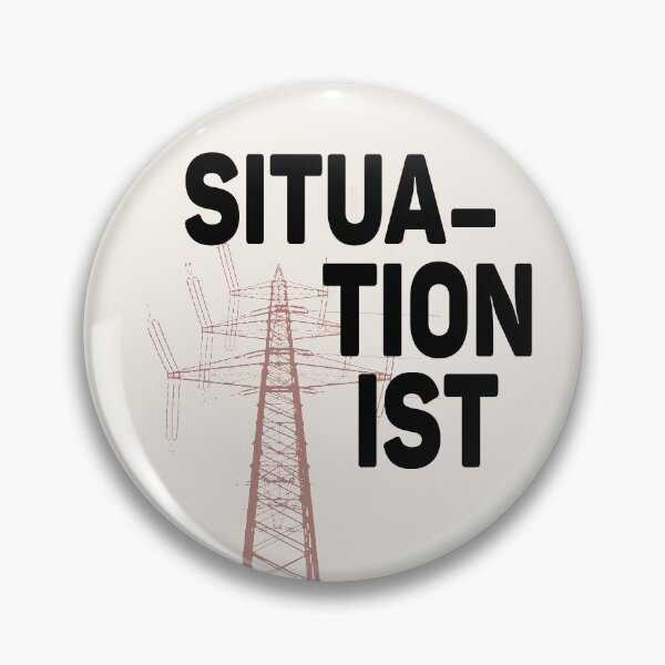 Item preview, Paris Revolt, May 68: 'SITUATIONIST': Black Text and Pylon Image on Cream designed and sold by Day Chapman.