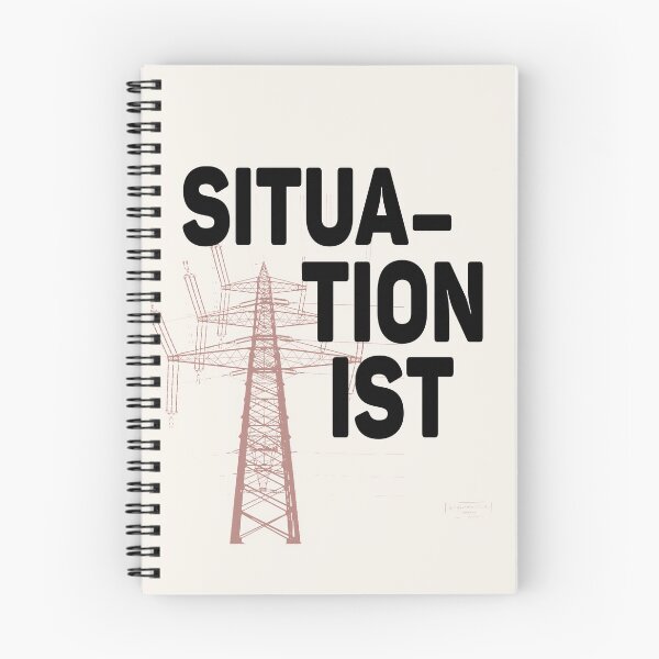 Item preview, Paris Revolt, May 68: 'SITUATIONIST': Black Text and Pylon Image on Cream designed and sold by Day Chapman.