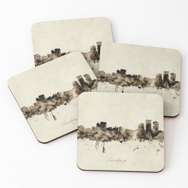 Item preview, Anchorage Alaska Skyline designed and sold by ArtPrints.