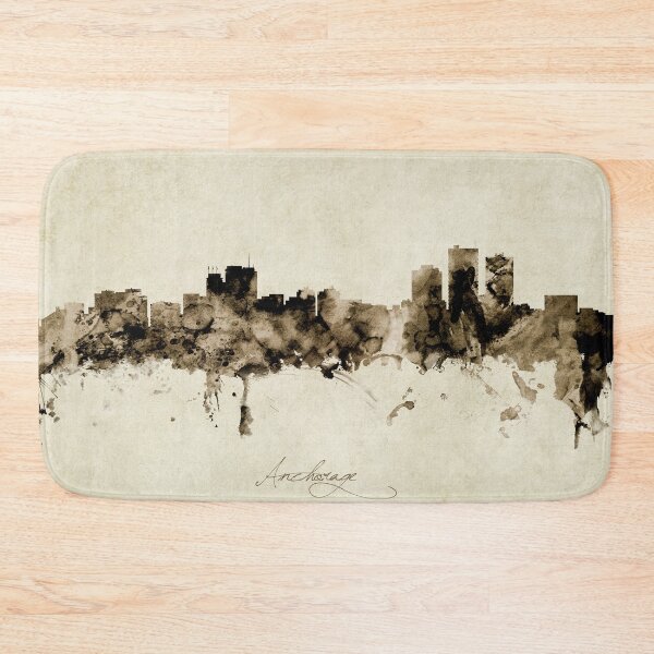Item preview, Anchorage Alaska Skyline designed and sold by ArtPrints.