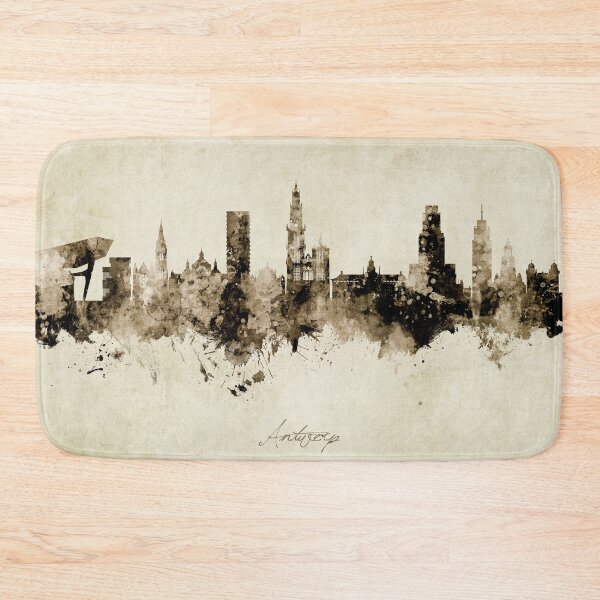 Item preview, Antwerp Belgium Skyline designed and sold by ArtPrints.
