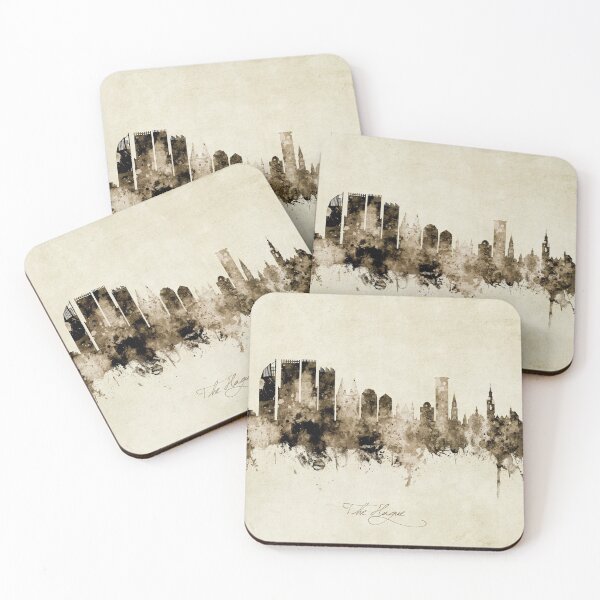 Item preview, The Hague Netherlands Skyline designed and sold by ArtPrints.